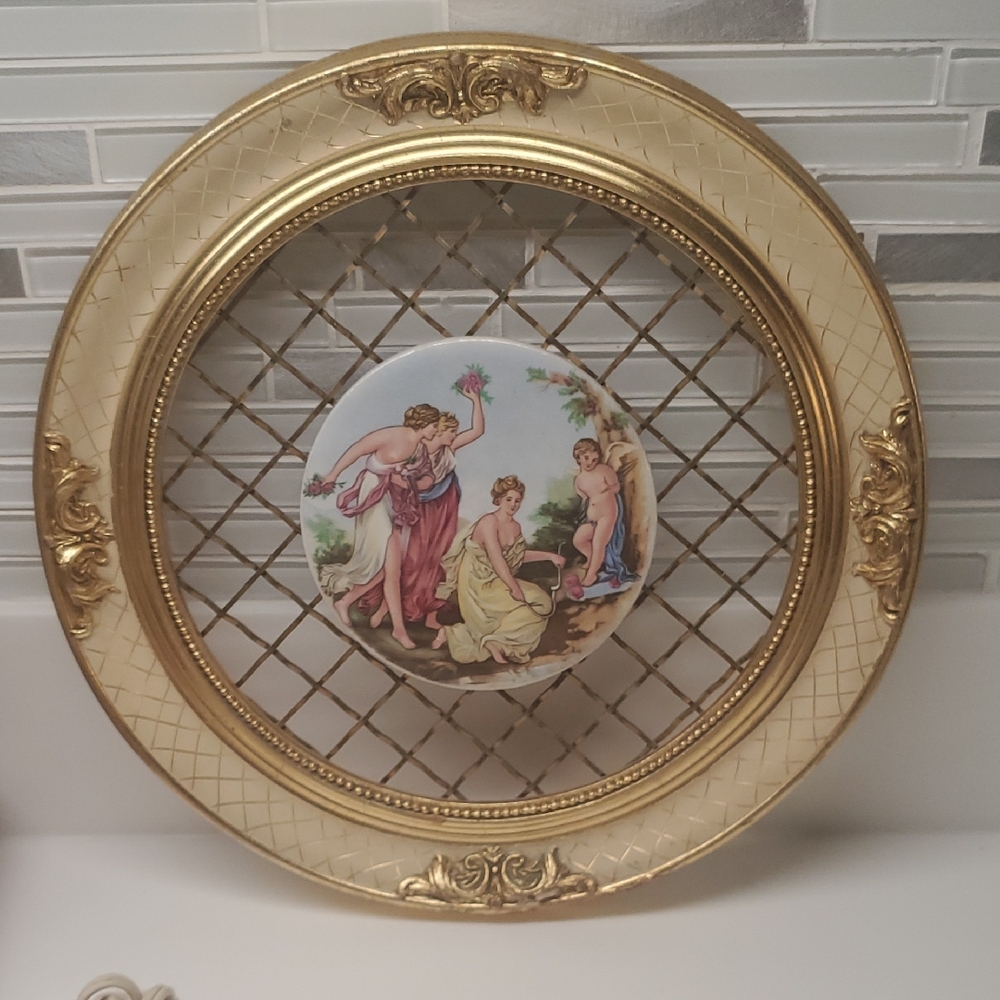 Vintage S.P. SOLOMONS Wall Art. 10in.